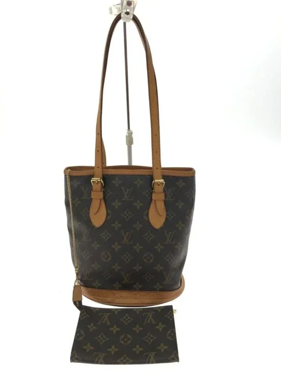 Louis Vuitton Shoulder Tote Monogram Petit Baguette with Pouch - Picture 2 of 8